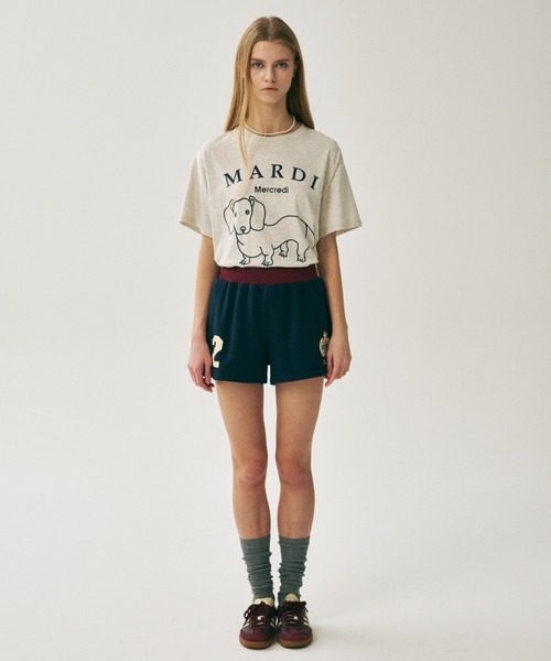Mardi Mercredi(マルディメクルディ)の「TSHIRT DDANJI CH.06 / Tシャツ ダンジ CH.06(Tシャツ/カットソー・レディース・アイボリー・FREE)」の12枚目の写真