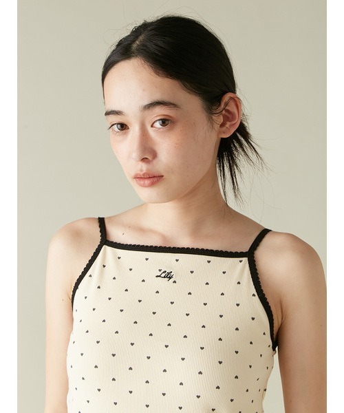 Lily Brown - 新品タグ付き＊フロント釦デザインカットソー スカーフスタイルLily BearTシャツ(Tシャツ・カットソー