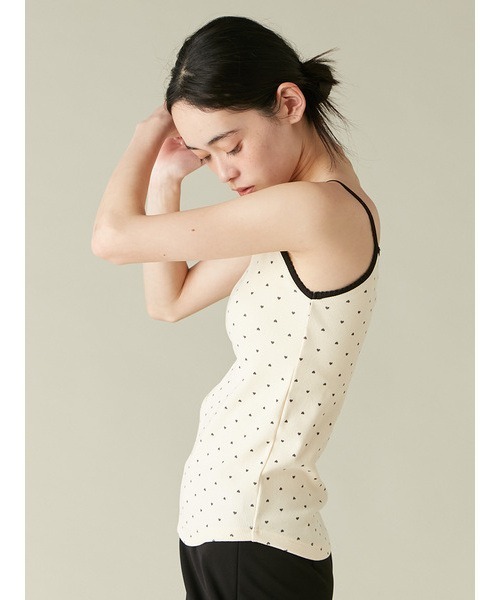 LILY BROWN(リリーブラウン)の「Lilyロゴ刺繍カップインキャミソール(Tシャツ/カットソー・レディース・グリーン/ピンク/ドット/その他・FREE)」の8枚目の写真