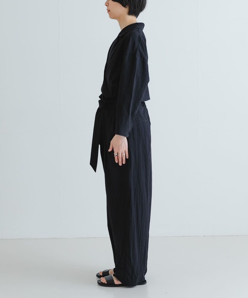 セール】『2サイズ展開』フロントタックジャンプスーツ（サロペット