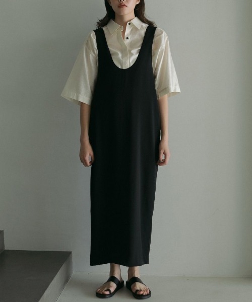 anuke（アンヌーク）の「anuke Halfsleeve Box Shirts 62510429（シャツ/ブラウス・レディース・ライトグリーン/ブラウン/オフホワイト・FREE）」の4枚目の写真