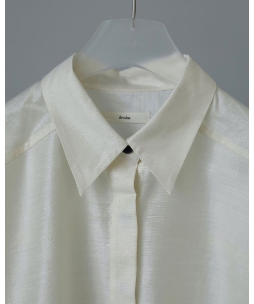anuke（アンヌーク）の「anuke Halfsleeve Box Shirts 62510429（シャツ/ブラウス・レディース・ライトグリーン/ブラウン/オフホワイト・FREE）」の15枚目の写真