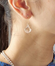 HARIO Lampwork Factory | 【SHIPS別注】HARIO:シェル モチーフ ピアス(ピアス（両耳用）)