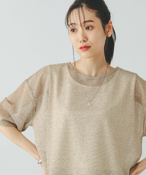 セール】シアーボーダータンクセット/310414（Tシャツ