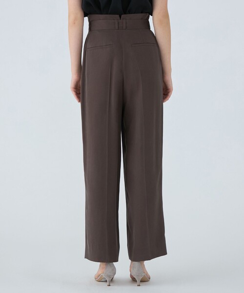 BALLSEY（ボールジィ）の「セルロースツイル ハイウエストテーパードパンツ（その他パンツ・レディース・グリーン/ブラウン/ライトベージュ・36/34/32）」の7枚目の写真