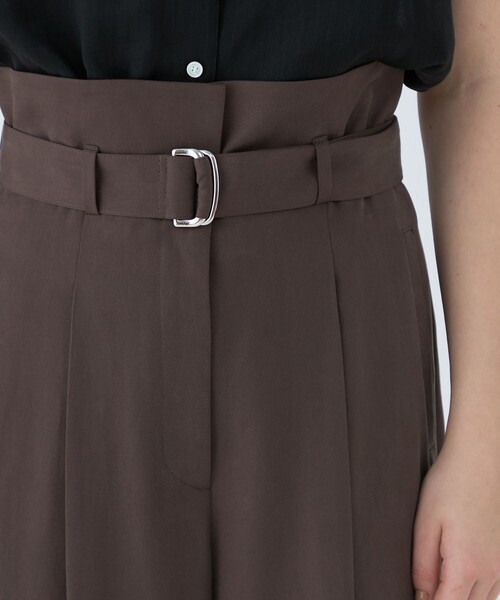 BALLSEY（ボールジィ）の「セルロースツイル ハイウエストテーパードパンツ（その他パンツ・レディース・グリーン/ブラウン/ライトベージュ・36/34/32）」の8枚目の写真