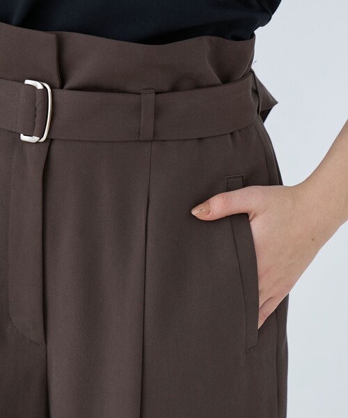 BALLSEY（ボールジィ）の「セルロースツイル ハイウエストテーパードパンツ（その他パンツ・レディース・グリーン/ブラウン/ライトベージュ・36/34/32）」の10枚目の写真