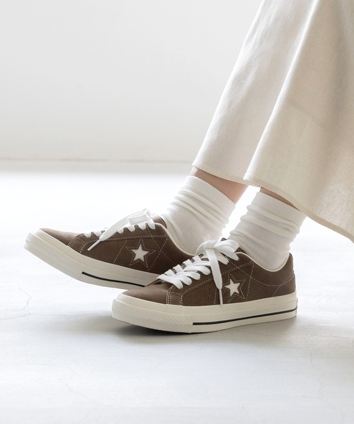 CONVERSE(コンバース)の「CONVERSE / コンバース ワンスター ONE STAR ベーシック スエード スニーカー(スニーカー・レディース・ネイビー/ライトブルー/ブラック/ブラウン系・23.0cm/24.0cm/23.5cm/24.5cm/27.0cm/26.5cm/26.0cm/25.5cm/25.0cm)」の21枚目の写真