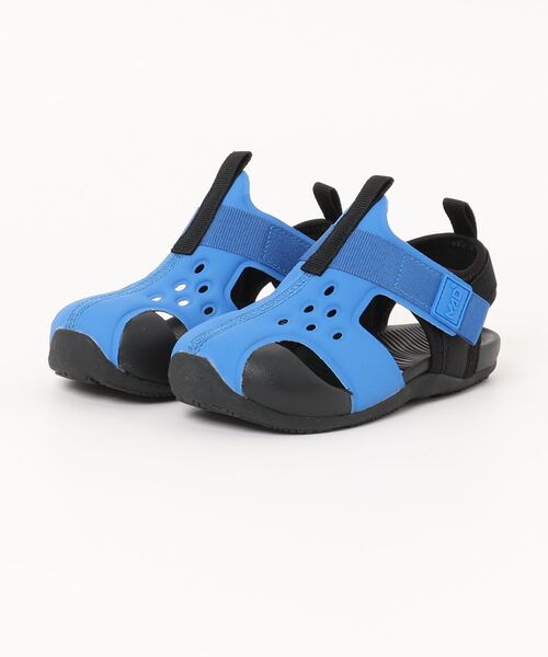 MAD FOOT（マッドフット）の「MADFOOT! マッドフット キッズ アドベンチャーサンダル 両開きストラップ 251001（サンダル・キッズ・ブラック/ブラック×ブルー/ブルー系その他2・16.0cm/17.0cm/18.0cm/19.0cm）」の2枚目の写真