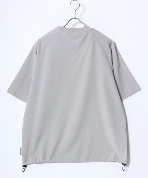CAPTAIN STAG（キャプテンスタッグ）の「CAPTAIN STAG/キャプテンスタッグ LOFT AIR ストレッチ 裾ドローコード 半袖Tシャツ レディース メンズ（Tシャツ/カットソー・メンズ・グレー/チャコール/ネイビー・M/L/LL）」の5枚目の写真