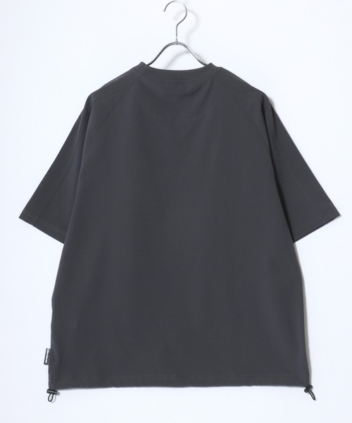 CAPTAIN STAG（キャプテンスタッグ）の「CAPTAIN STAG/キャプテンスタッグ LOFT AIR ストレッチ 裾ドローコード 半袖Tシャツ レディース メンズ（Tシャツ/カットソー・メンズ・グレー/チャコール/ネイビー・M/L/LL）」の7枚目の写真