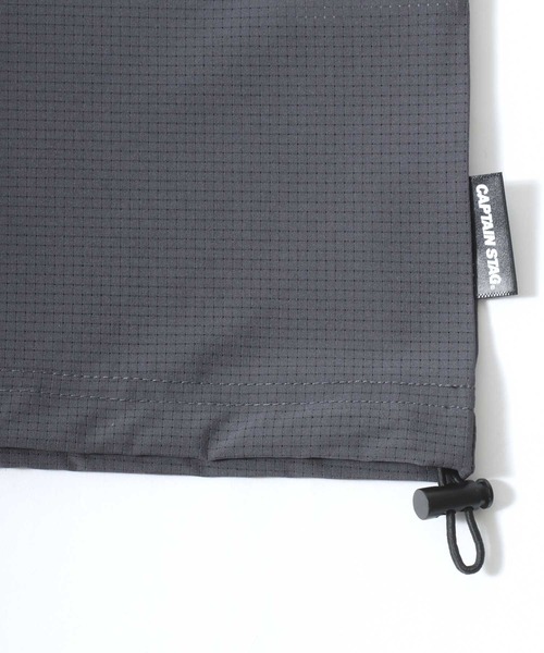 CAPTAIN STAG（キャプテンスタッグ）の「CAPTAIN STAG/キャプテンスタッグ LOFT AIR ストレッチ 裾ドローコード 半袖Tシャツ レディース メンズ（Tシャツ/カットソー・メンズ・グレー/チャコール/ネイビー・M/L/LL）」の13枚目の写真