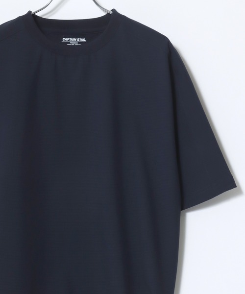 CAPTAIN STAG（キャプテンスタッグ）の「CAPTAIN STAG/キャプテンスタッグ LOFT AIR ストレッチ 裾ドローコード 半袖Tシャツ レディース メンズ（Tシャツ/カットソー・メンズ・グレー/チャコール/ネイビー・M/L/LL）」の19枚目の写真