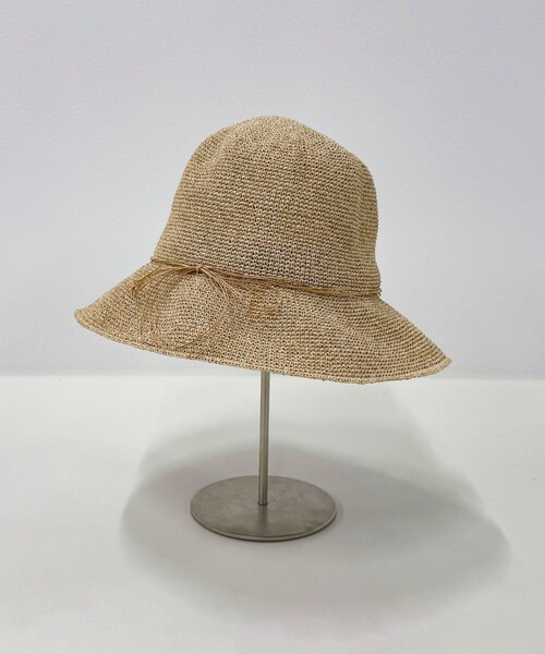 fredy emue(フレディエミュ)の「MIXペーパーリボンハット(ハット・レディース・オレンジ/ベージュ・FREE)」の11枚目の写真