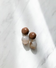 TIMELESS&THREE（タイムレスアンドスリー）の「ニュアンスアクリルコンビネーションピアス（ピアス（両耳用））」