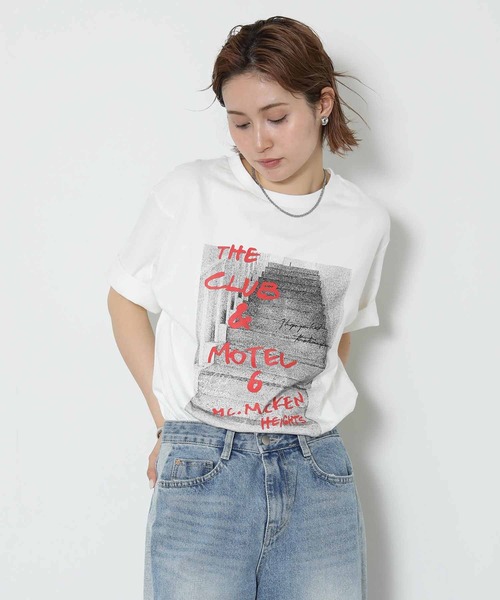 セール】フォトドローイングT（Tシャツ/カットソー）｜Gready