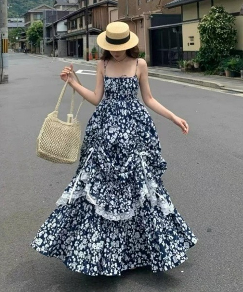 リュクス ノースリーブ フラワーワンピース ドレス リゾートにも 楽天市場】リゾートワンピ 花柄 花柄ワンピ バックオープン