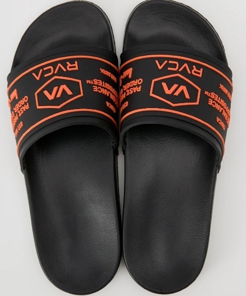 RVCA(ルーカ)の「【RVCA/ルーカ】25SS CHAINMAIL SHOWER SLIDE/シャワサン(シャワースライドサンダル)(サンダル・レディース・ホワイト/ブラック×ホワイト/グレー系その他・6/7)」の2枚目の写真