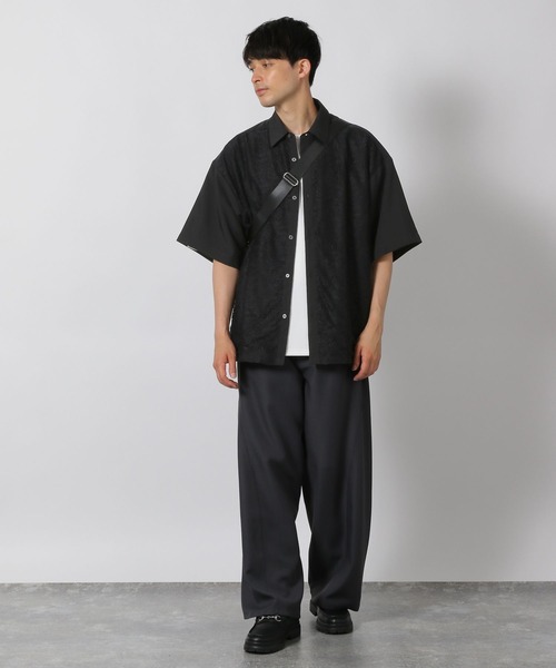 LAKOLE(ラコレ)の「レースフロント切替シャツ / 571295(シャツ/ブラウス・メンズ・ブラック/ホワイト・LARGE/MEDIUM)」の5枚目の写真