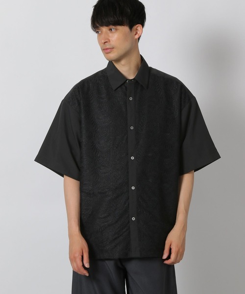 LAKOLE(ラコレ)の「レースフロント切替シャツ / 571295(シャツ/ブラウス・メンズ・ブラック/ホワイト・LARGE/MEDIUM)」の6枚目の写真
