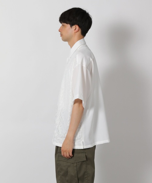 LAKOLE(ラコレ)の「レースフロント切替シャツ / 571295(シャツ/ブラウス・メンズ・ブラック/ホワイト・LARGE/MEDIUM)」の9枚目の写真