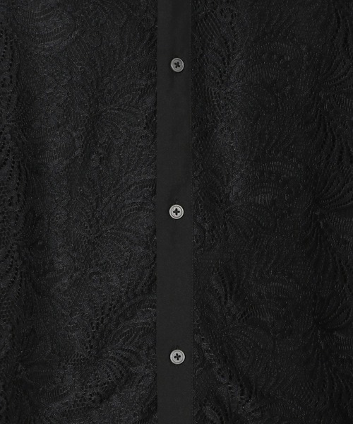 LAKOLE(ラコレ)の「レースフロント切替シャツ / 571295(シャツ/ブラウス・メンズ・ブラック/ホワイト・LARGE/MEDIUM)」の16枚目の写真
