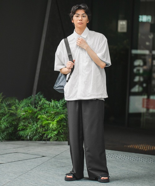 LAKOLE(ラコレ)の「レースフロント切替シャツ / 571295(シャツ/ブラウス・メンズ・ブラック/ホワイト・LARGE/MEDIUM)」の17枚目の写真
