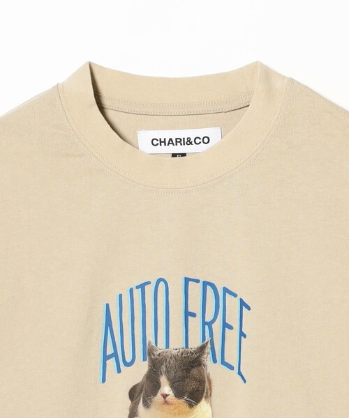 CHARI&CO（チャリアンドコー）の「【別注】CHARI&CO / AMUCHAN AUTO FREE CREW NECK T-SHIRTS（Tシャツ/カットソー・レディース・ホワイト/ベージュ・ONE SIZE）」の8枚目の写真