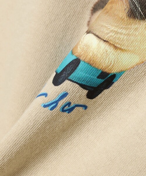 CHARI&CO（チャリアンドコー）の「【別注】CHARI&CO / AMUCHAN AUTO FREE CREW NECK T-SHIRTS（Tシャツ/カットソー・レディース・ホワイト/ベージュ・ONE SIZE）」の11枚目の写真