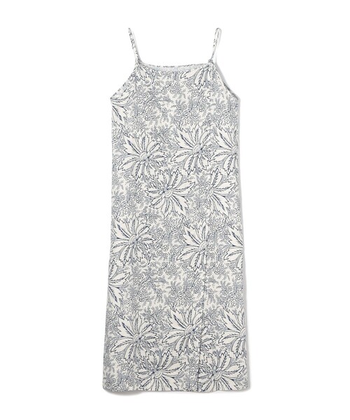 SOULEIADO(ソレイアード)の「リネンプリント ラップキャミソールドレス(ワンピース・レディース・ネイビー/ブルー系その他/ライトブルー・36)」の3枚目の写真