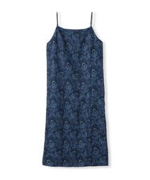 リネンプリント ノースリーブワンピース（ワンピース）｜SOULEIADO