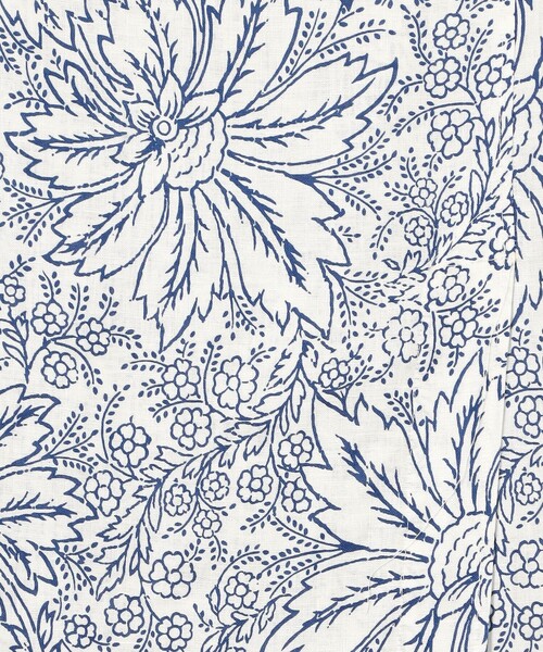 SOULEIADO(ソレイアード)の「リネンプリント ラップキャミソールドレス(ワンピース・レディース・ネイビー/ブルー系その他/ライトブルー・36)」の11枚目の写真