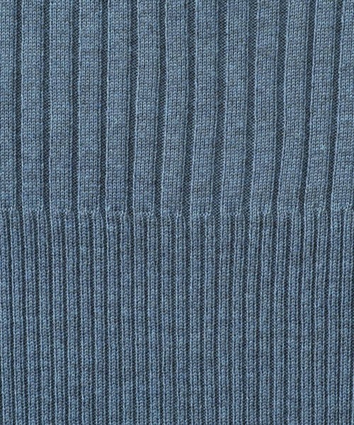 n'OrLABEL(ノアールレーベル)の「袖フリル半袖リブニット(ニット/セーター・レディース・ブラック/ブルー/グレイッシュベージュ・1/2)」の17枚目の写真