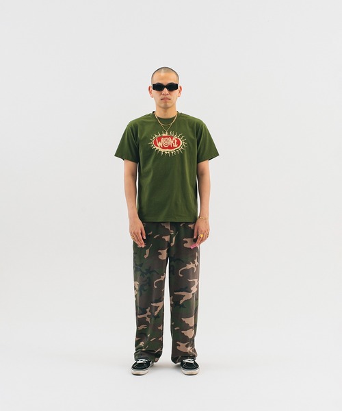 WOKE EDGE(ウォークエッジ)の「Splayed Camo Sweat Pants(スウェットパンツ・メンズ・カモフラージュ・M/L)」の13枚目の写真
