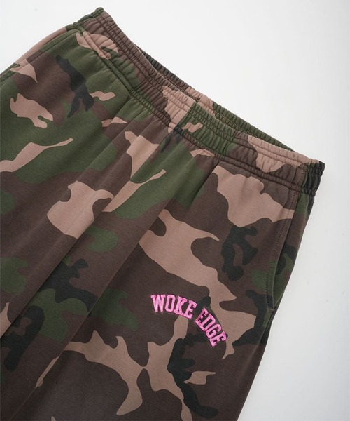WOKE EDGE(ウォークエッジ)の「Splayed Camo Sweat Pants(スウェットパンツ・メンズ・カモフラージュ・M/L)」の3枚目の写真