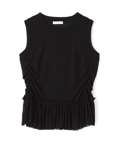 FREE'S MART(フリーズマート)の「◆シアーフリルタンクトップ(Tシャツ/カットソー・レディース・イエロー/ホワイト/ブラック・FREE)」の15枚目の写真