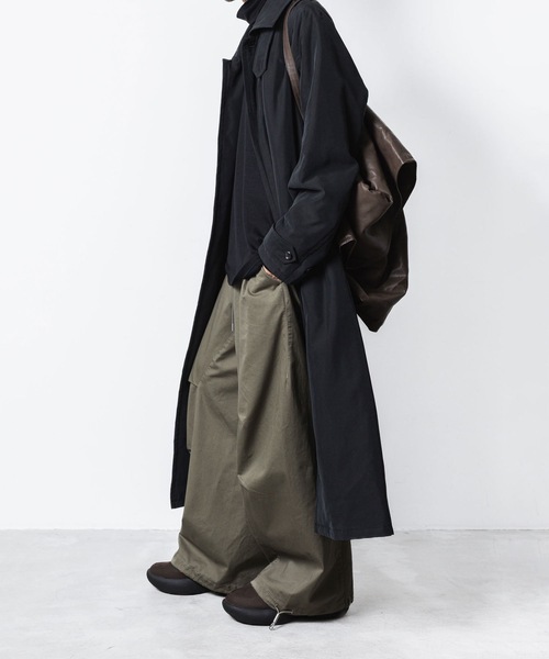 VEIN （ヴェイン）の「コットンモールスキン 3Dフィールド トラウザーズ / COTTON MOLESKIN 3D FILED TROUSERS（カーゴパンツ・メンズ・ブラック/カーキ・1/3/2）」の15枚目の写真