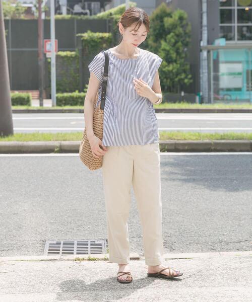 ITEMS URBANRESEARCH(アイテムズ アーバンリサーチ)の「ワイドスキッパーブラウス(シャツ/ブラウス・レディース・ブラック/ブルー/ホワイト・FREE)」の22枚目の写真