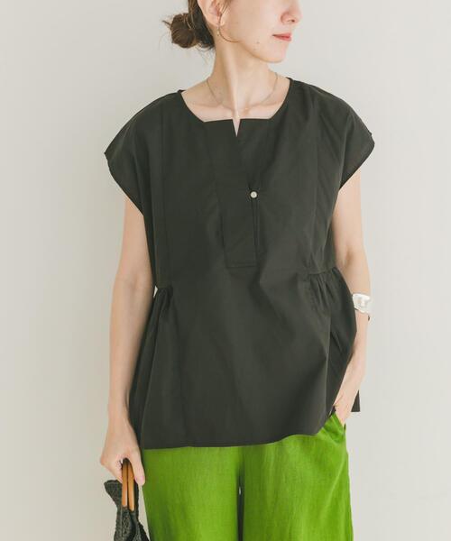 ITEMS URBANRESEARCH(アイテムズ アーバンリサーチ)の「ワイドスキッパーブラウス(シャツ/ブラウス・レディース・ブラック/ブルー/ホワイト・FREE)」の18枚目の写真