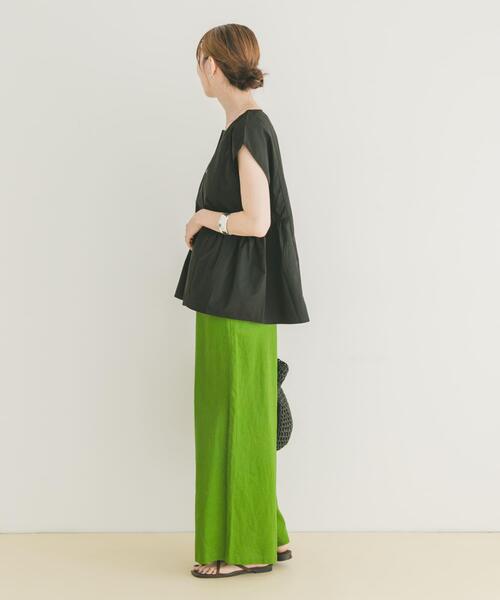 ITEMS URBANRESEARCH(アイテムズ アーバンリサーチ)の「ワイドスキッパーブラウス(シャツ/ブラウス・レディース・ブラック/ブルー/ホワイト・FREE)」の11枚目の写真