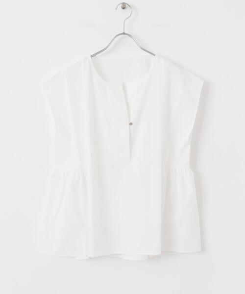 ITEMS URBANRESEARCH(アイテムズ アーバンリサーチ)の「ワイドスキッパーブラウス(シャツ/ブラウス・レディース・ブラック/ブルー/ホワイト・FREE)」の8枚目の写真