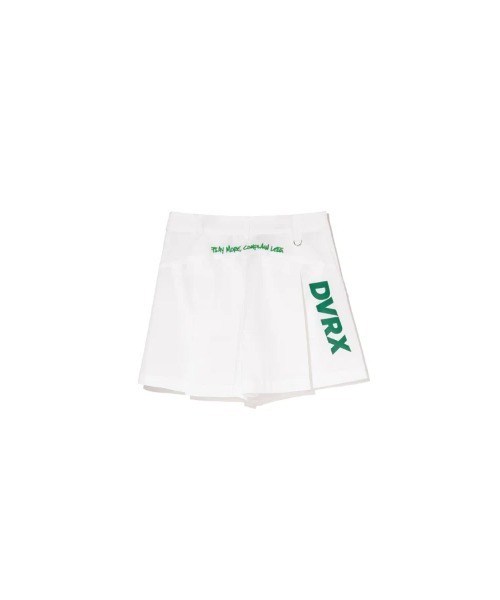 DEVEREUX GOLF（デヴァローゴルフ）の「WOMEN DVRX ドットエアープリーツショーツ（その他パンツ・レディース・グリーン/ホワイト/ブラック・MEDIUM/SMALL）」の4枚目の写真