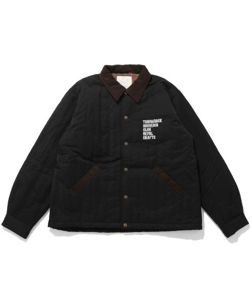 KRIFF MAYER（クリフメイヤー）の「スーベニア刺繍キルトコーチJK（その他アウター・メンズ・ブラック/セージグリーン/ダークブラウン/サンドベージュ/マスタード・MEDIUM/LARGE/X-LARGE）」の6枚目の写真