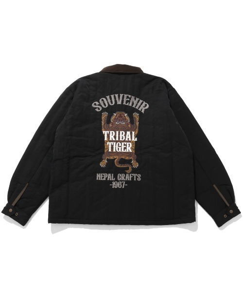 KRIFF MAYER（クリフメイヤー）の「スーベニア刺繍キルトコーチJK（その他アウター・メンズ・ブラック/セージグリーン/ダークブラウン/サンドベージュ/マスタード・MEDIUM/LARGE/X-LARGE）」の7枚目の写真