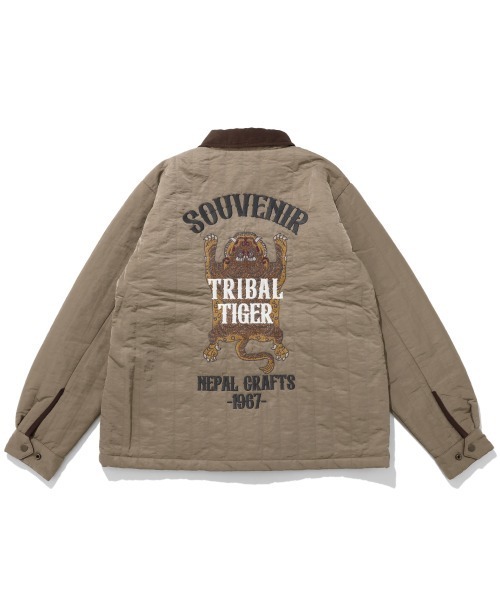 KRIFF MAYER（クリフメイヤー）の「スーベニア刺繍キルトコーチJK（その他アウター・メンズ・ブラック/セージグリーン/ダークブラウン/サンドベージュ/マスタード・MEDIUM/LARGE/X-LARGE）」の9枚目の写真