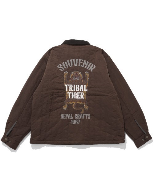 KRIFF MAYER（クリフメイヤー）の「スーベニア刺繍キルトコーチJK（その他アウター・メンズ・ブラック/セージグリーン/ダークブラウン/サンドベージュ/マスタード・MEDIUM/LARGE/X-LARGE）」の11枚目の写真