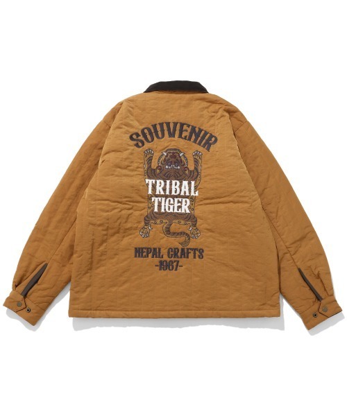 KRIFF MAYER（クリフメイヤー）の「スーベニア刺繍キルトコーチJK（その他アウター・メンズ・ブラック/セージグリーン/ダークブラウン/サンドベージュ/マスタード・MEDIUM/LARGE/X-LARGE）」の13枚目の写真