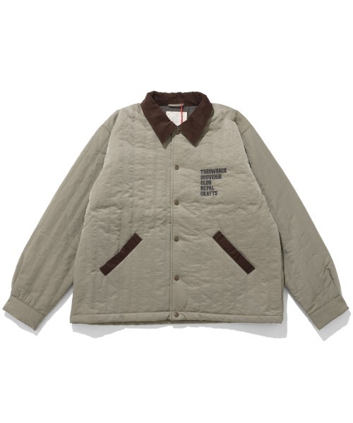 KRIFF MAYER（クリフメイヤー）の「スーベニア刺繍キルトコーチJK（その他アウター・メンズ・ブラック/セージグリーン/ダークブラウン/サンドベージュ/マスタード・MEDIUM/LARGE/X-LARGE）」の14枚目の写真
