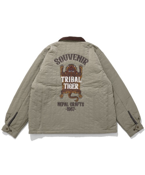 KRIFF MAYER（クリフメイヤー）の「スーベニア刺繍キルトコーチJK（その他アウター・メンズ・ブラック/セージグリーン/ダークブラウン/サンドベージュ/マスタード・MEDIUM/LARGE/X-LARGE）」の15枚目の写真