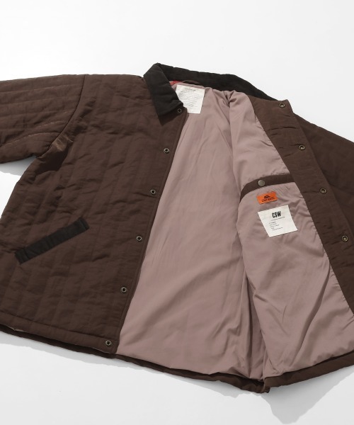 KRIFF MAYER（クリフメイヤー）の「スーベニア刺繍キルトコーチJK（その他アウター・メンズ・ブラック/セージグリーン/ダークブラウン/サンドベージュ/マスタード・MEDIUM/LARGE/X-LARGE）」の19枚目の写真